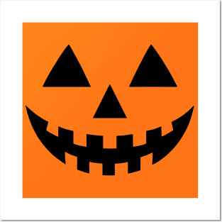 Spooky Smile: Halloween Pumpkin Grin Posters and Art